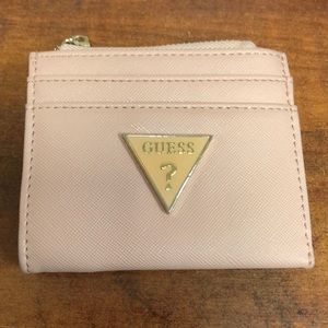 Guess blush/pink card case